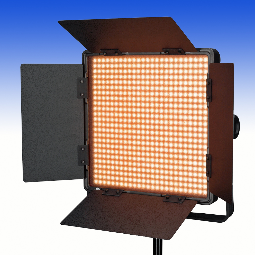 NANLITE Bi-Color LED Panel 600CSA mit Digitaldisplay und V-Mount Akku Adapter