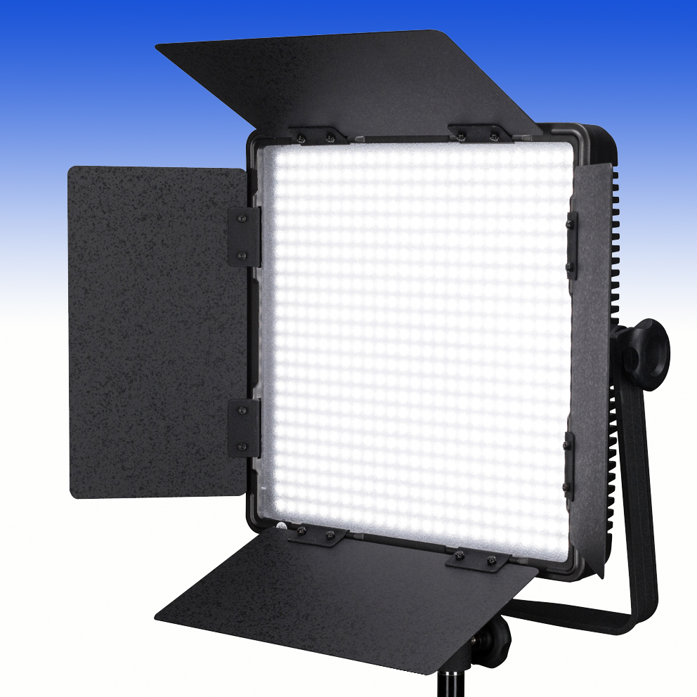 NANLITE Bi-Color LED Panel 600CSA mit Digitaldisplay und V-Mount Akku Adapter