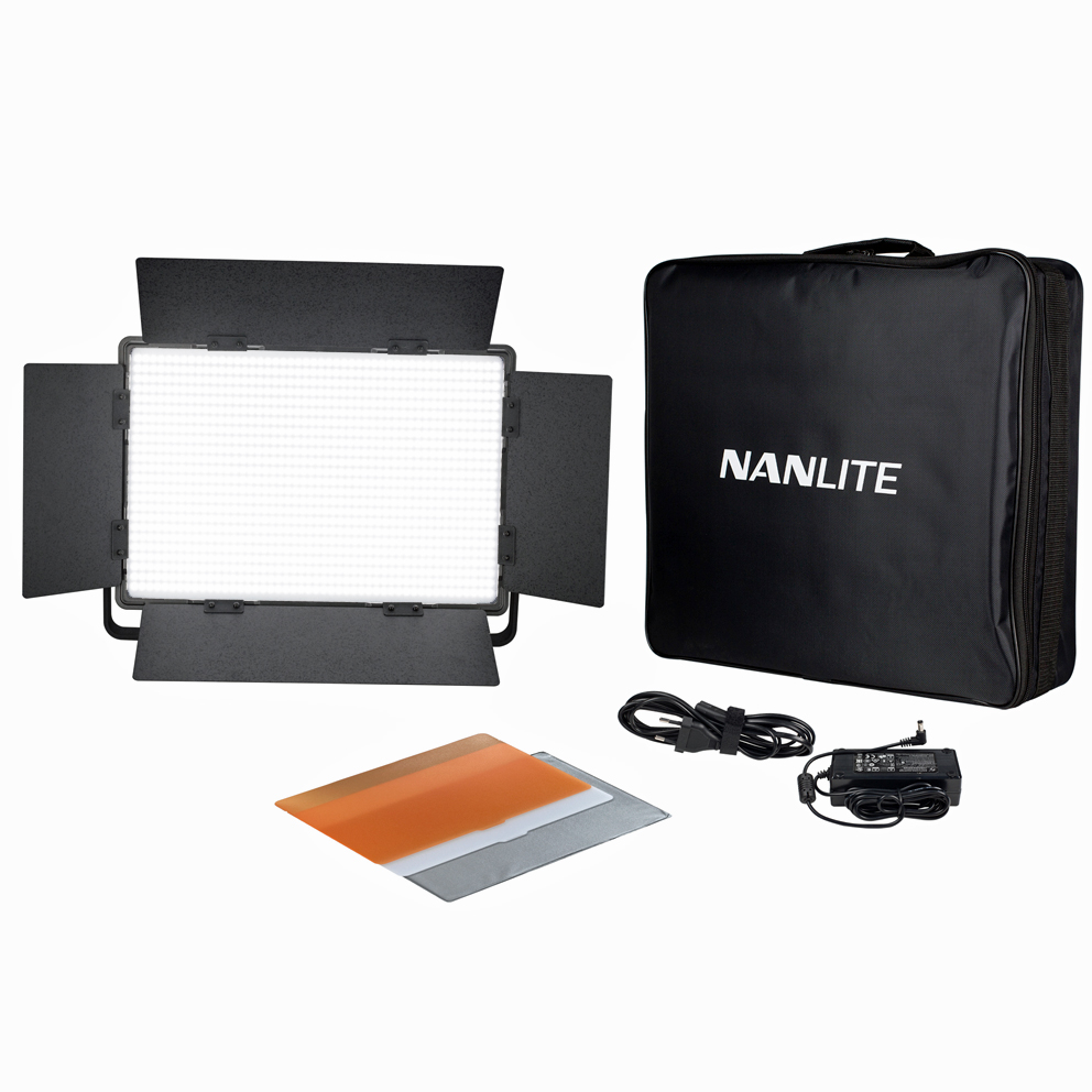 NANLITE Tageslicht LED Panel 1200DSA mit DMX, Digital-Display und V-Mount Akku Adapter