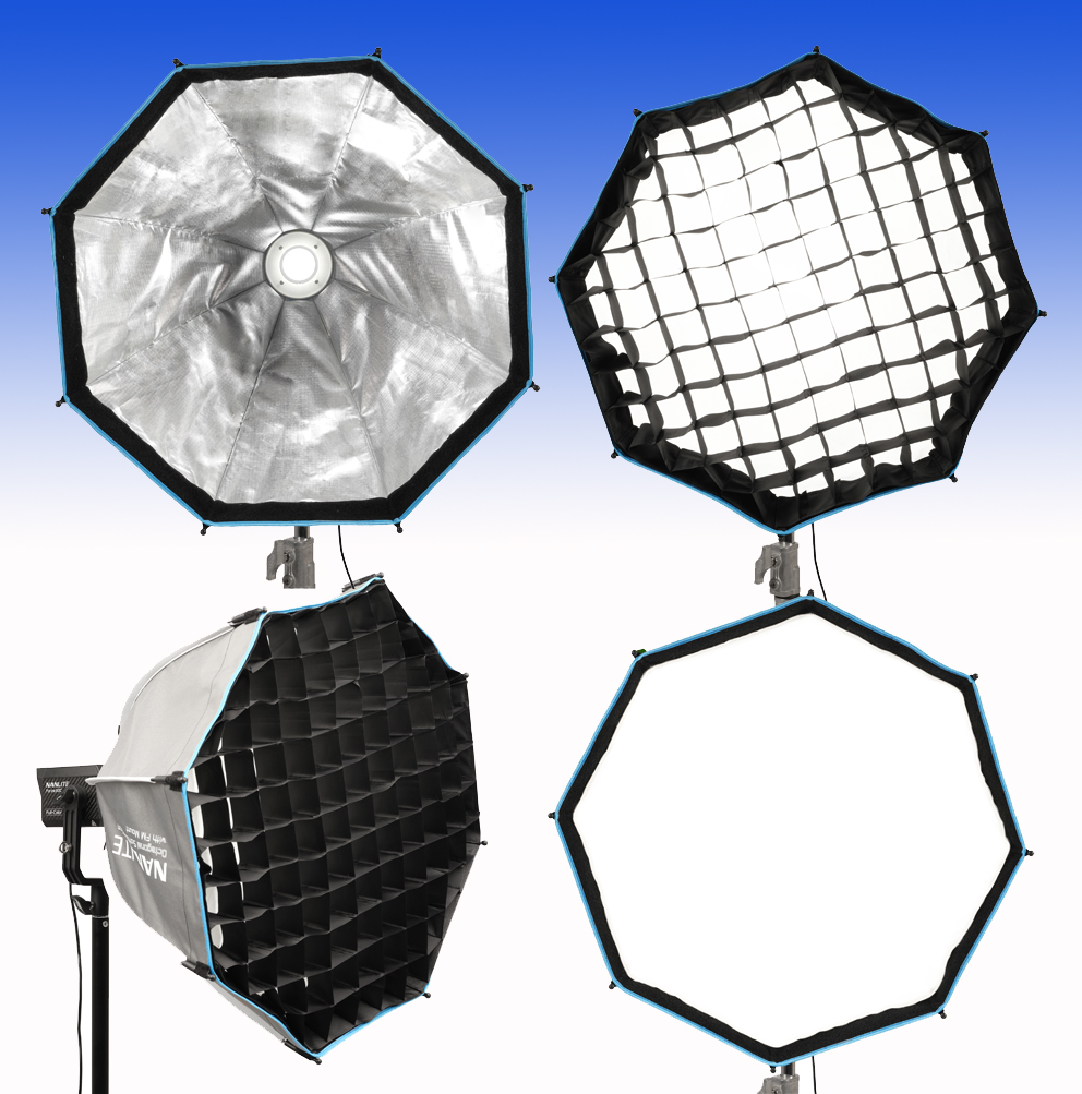 Nanlite Octagonale Softbox 60cm zu den Forza-, FC- und FS-Leuchten mit FM-Bajonett (SB-FMM-O-60)